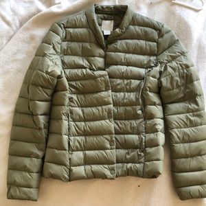 H and m lightweight puffer jacket